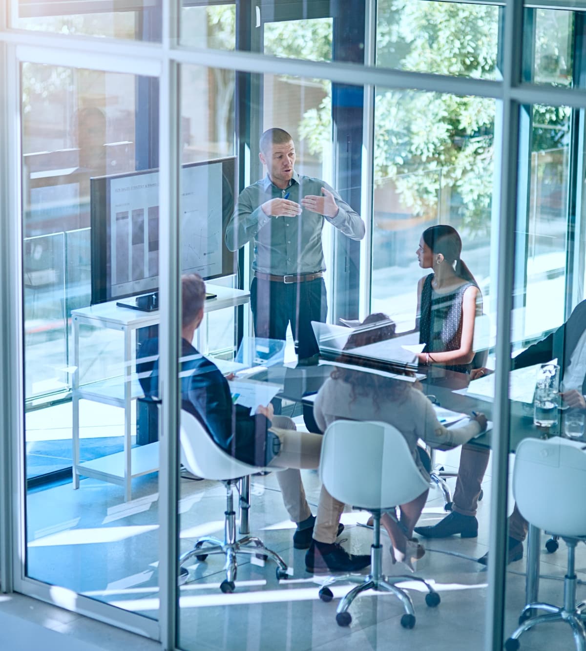 meeting modern office