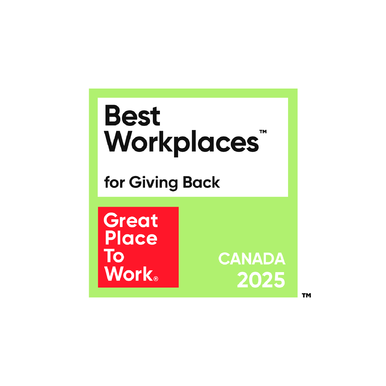 Ryan Named to List of Best Workplaces™ for Giving Back in Canada for Seventh Consecutive Year 2025