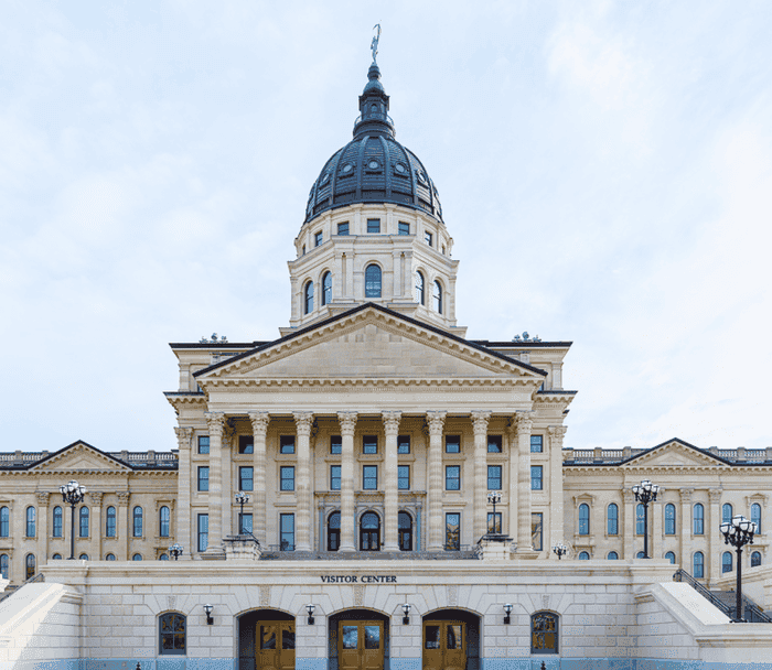 State capitol building Kansas