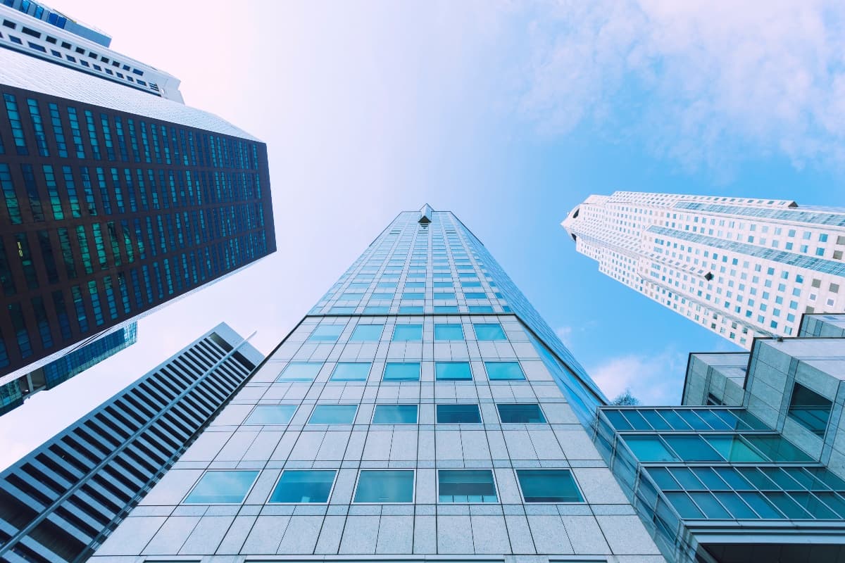 architecture modern glass buildings
