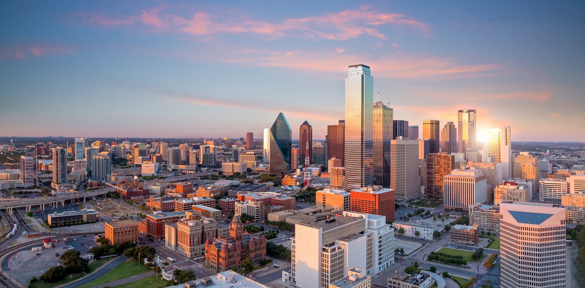 Dallas skyline Texas