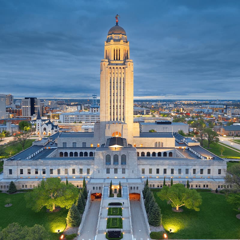 State capitol building Nebraska